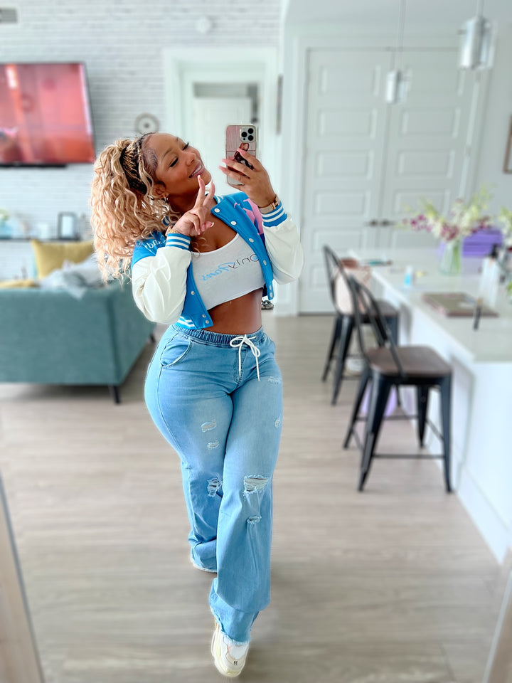 Distressed for what Jeans - We Stay Pretty