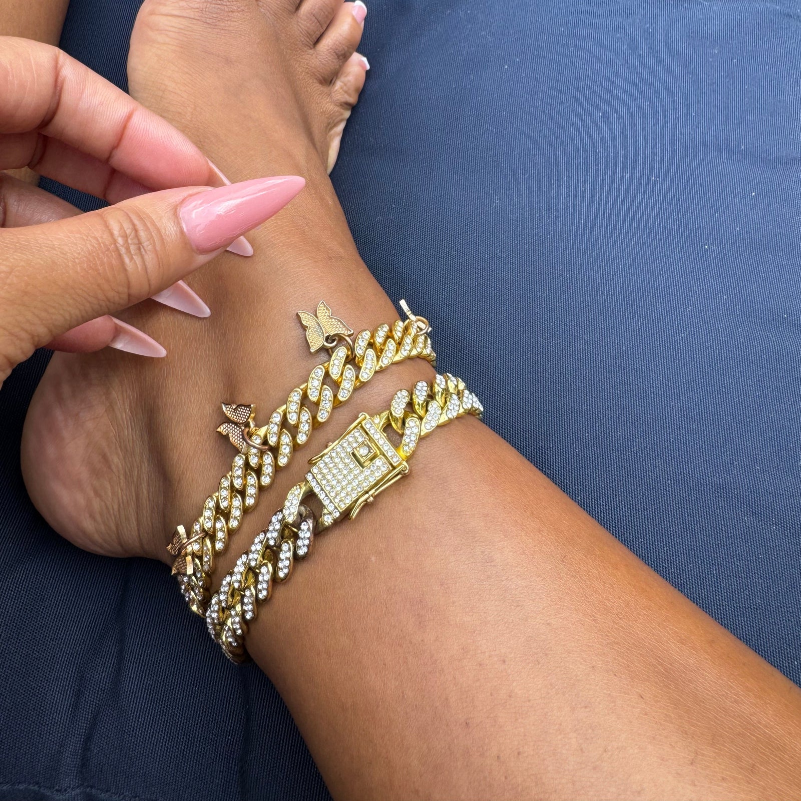 Cuban link Anklet