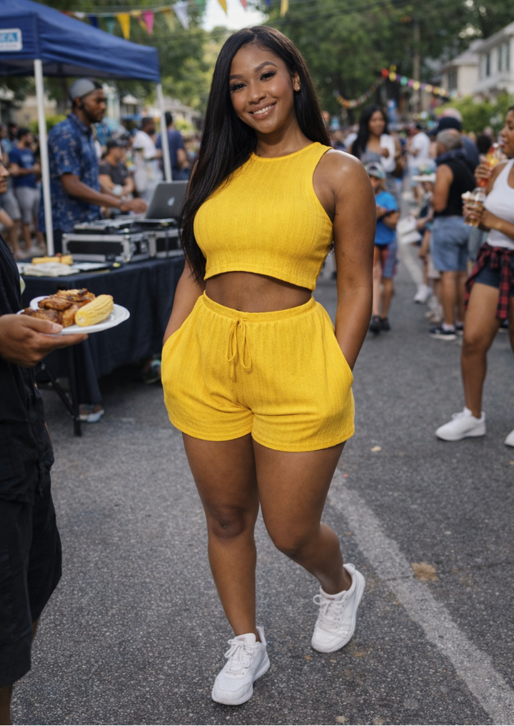 Body Bangin in Bangkok shorts set - We Stay Pretty