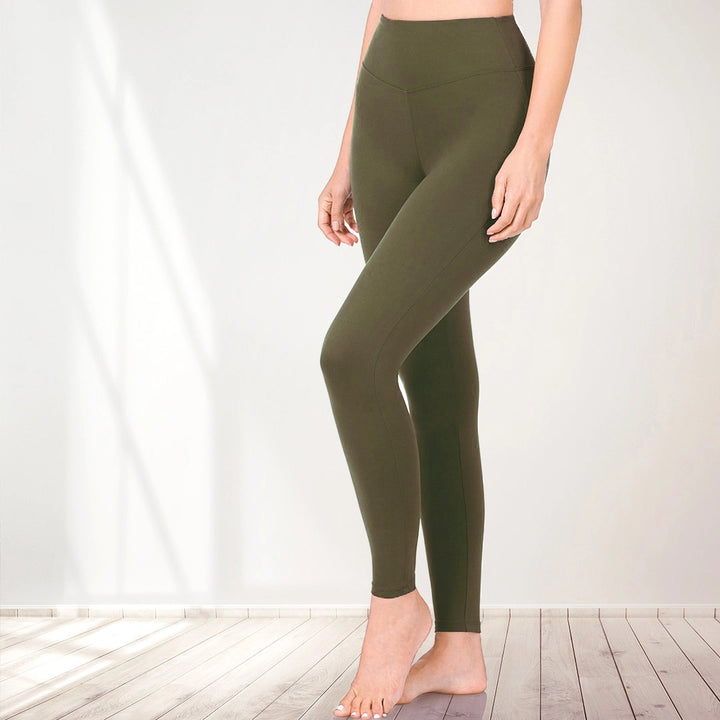 Olive Aura Leggings - We Stay Pretty