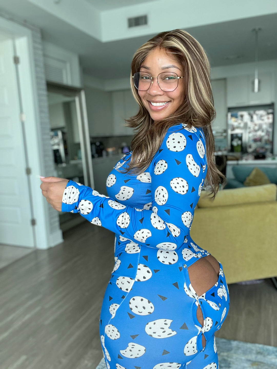 Cookie Monster Long pants - We Stay Pretty