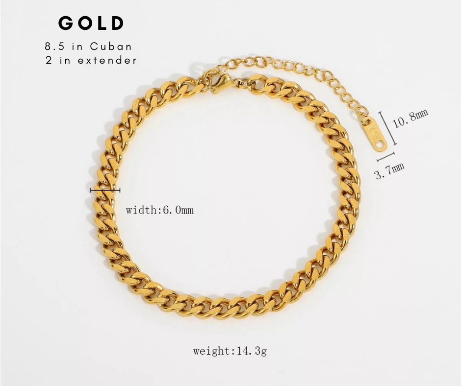 Cuban Anklet - We Stay Pretty