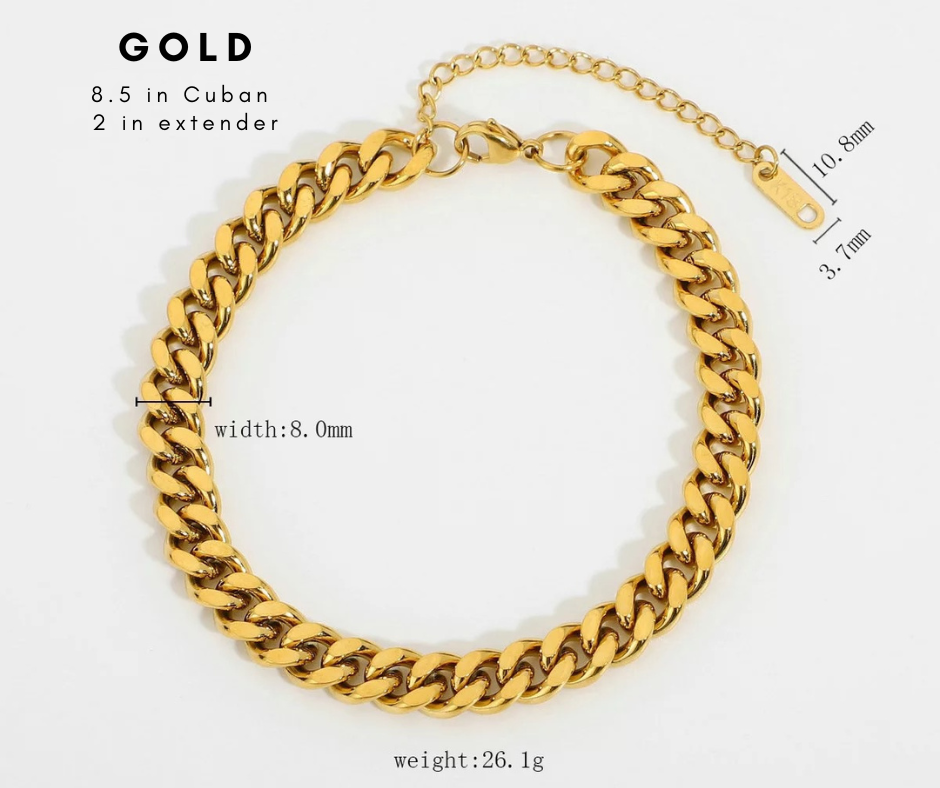 Cuban Anklet - We Stay Pretty
