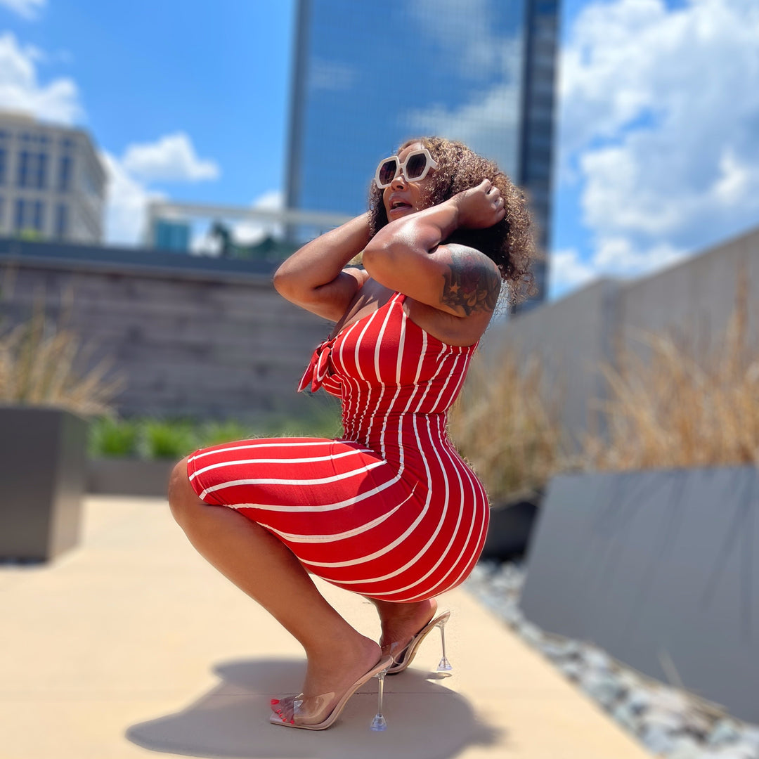 Bow down bodycon dress - We Stay Pretty