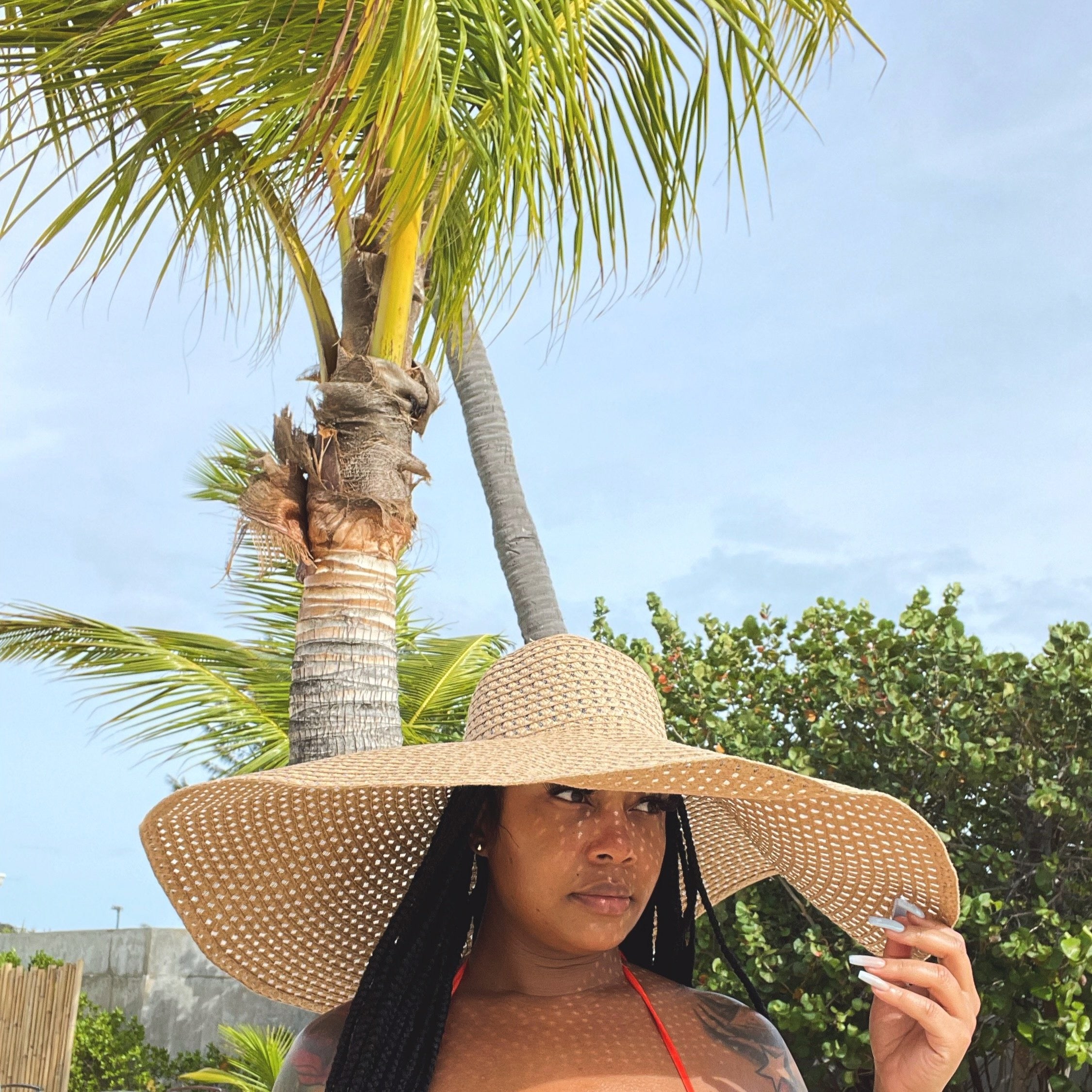 Oversized sun hat - We Stay Pretty