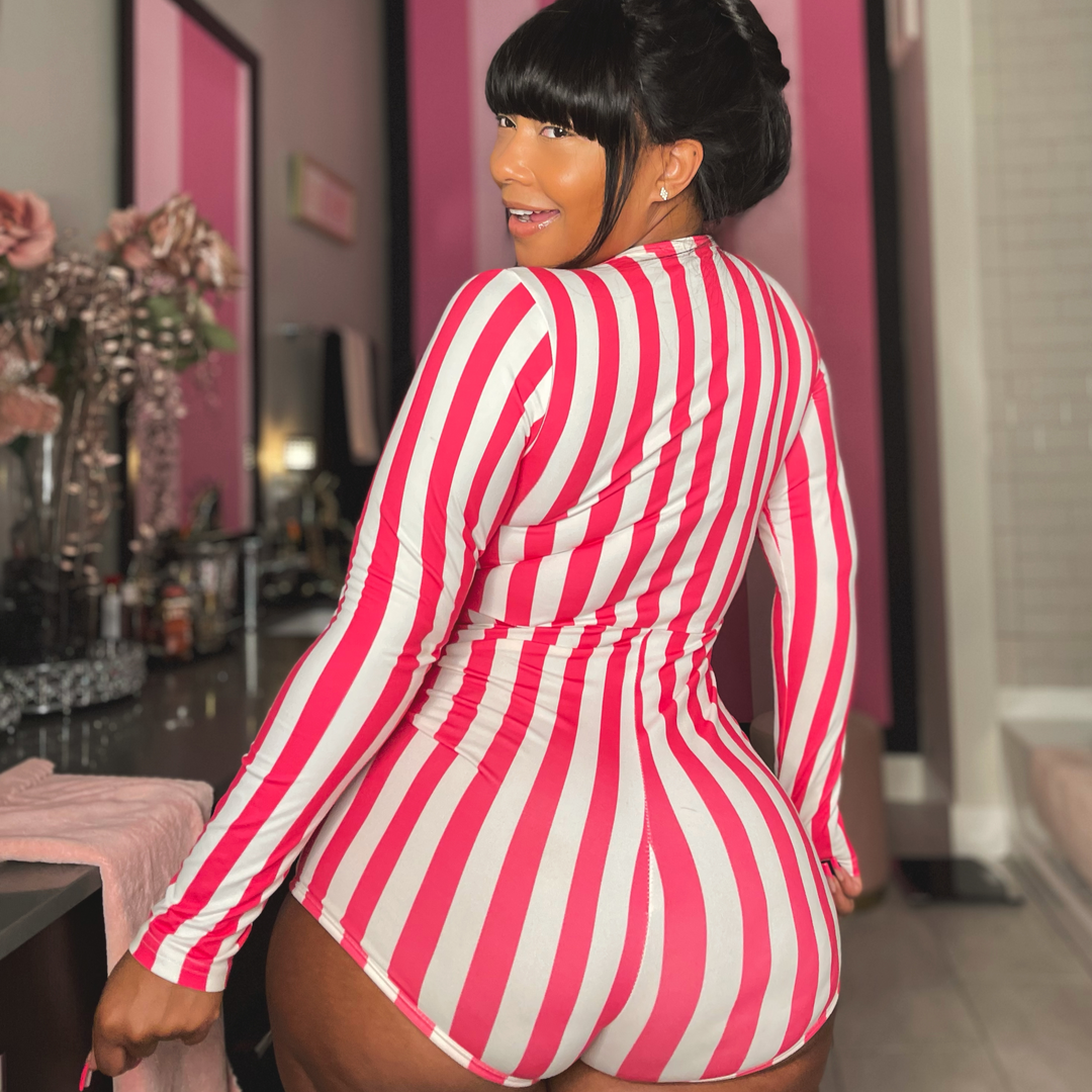 Pink Stripes Shorts - We Stay Pretty