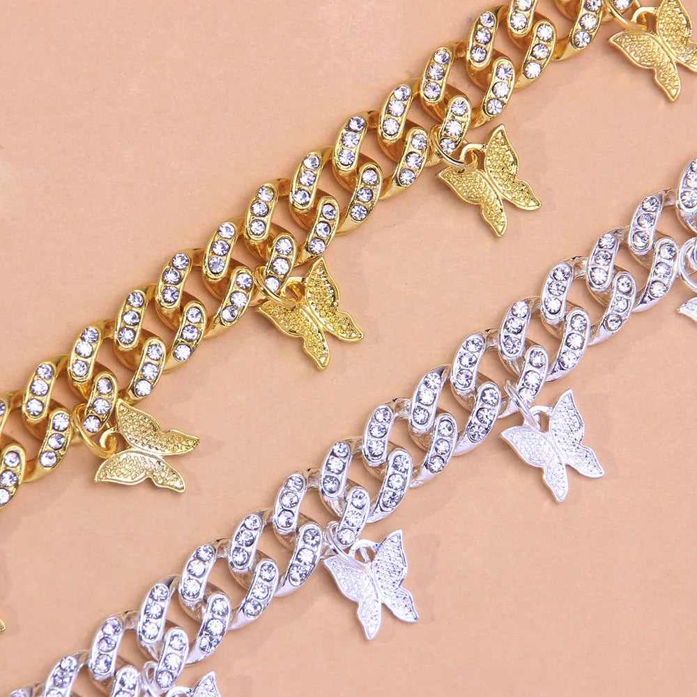 Cuban Butterfly Anklet - We Stay Pretty