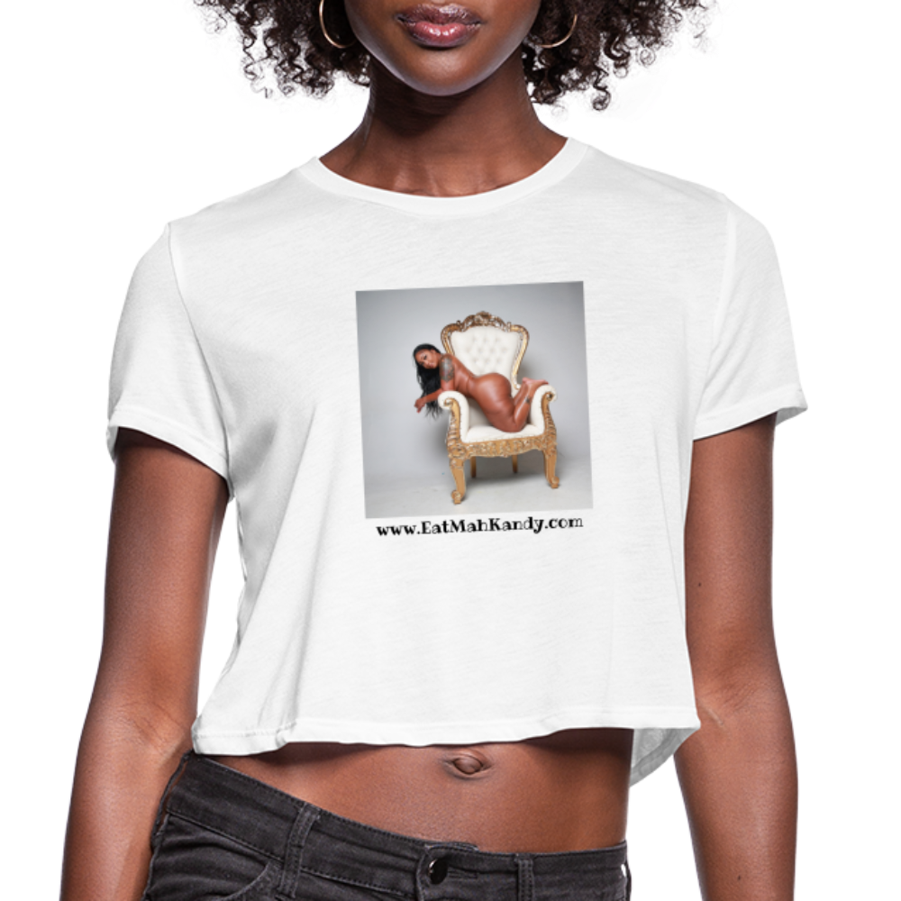 Women's Cropped T-Shirt - white