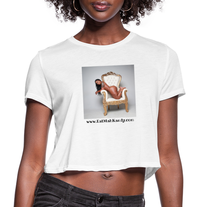 Women's Cropped T-Shirt - white