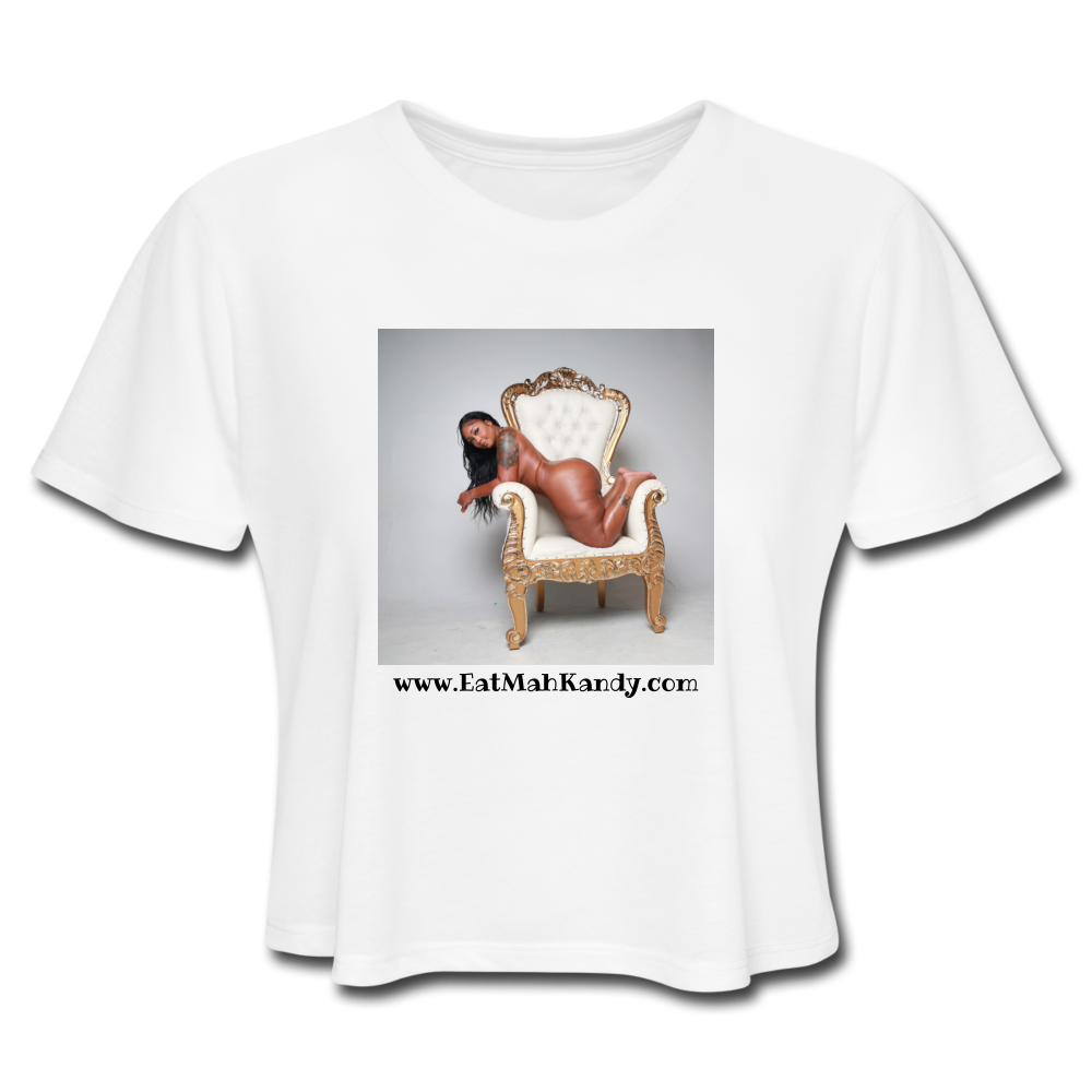 Women's Cropped T-Shirt - white