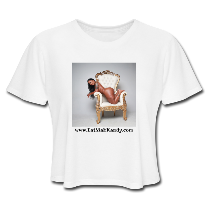 Women's Cropped T-Shirt - white
