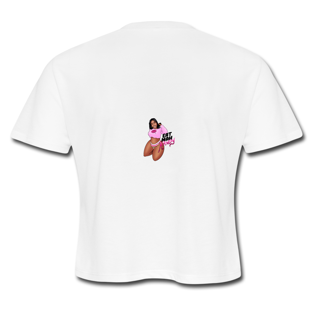 Women's Cropped T-Shirt - white