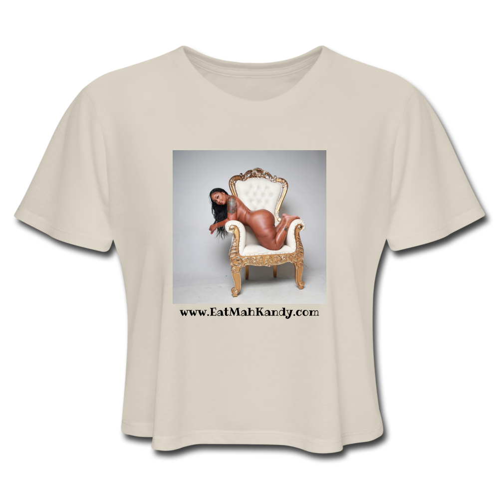 Women's Cropped T-Shirt - dust