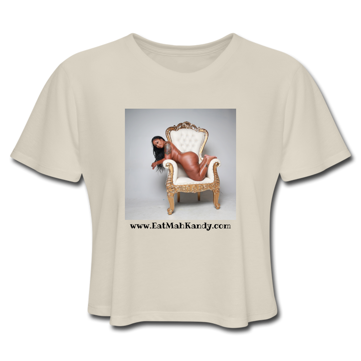 Women's Cropped T-Shirt - dust