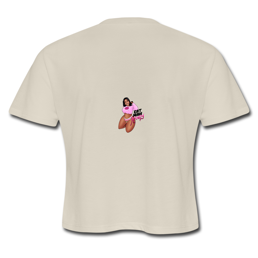 Women's Cropped T-Shirt - dust