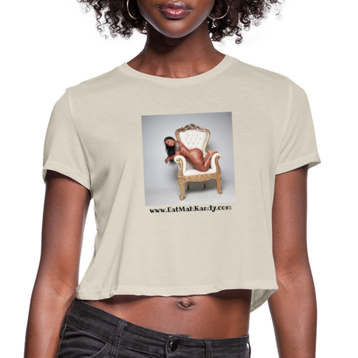 Women's Cropped T-Shirt - dust
